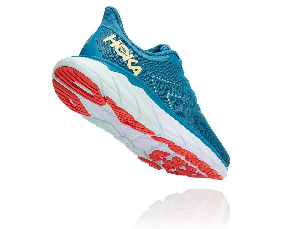 Hoka One One Running Shoes Womens Blue/White - Arahi 5 - 40719FSOU